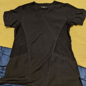 Stretch athletic scrub top